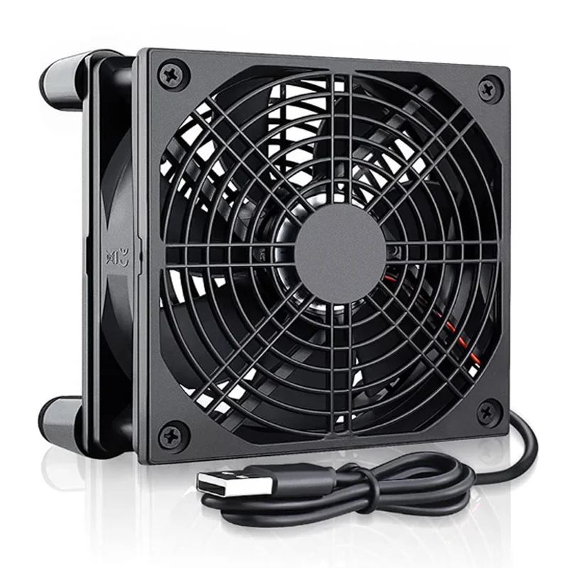 Diy Electronics Box - Ventilador de Refrigeración para Router, Alto