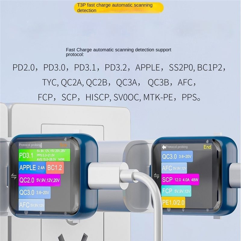 Logic Analyzer Usb - TKOH-T3P Probador de Potencia USB con