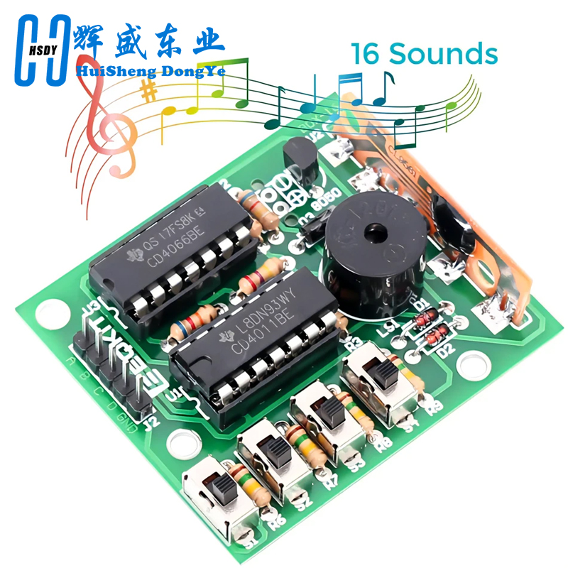 Caja de sonido de 16 música, p - Diy Electronics Learning Kit reseña y precio