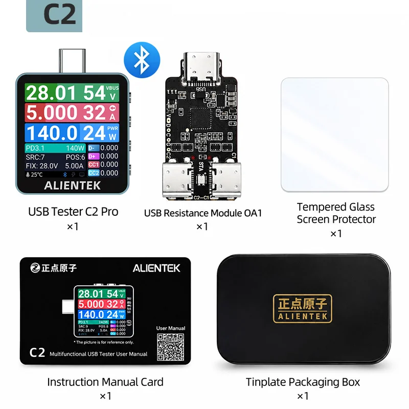 ALIENTEK C2: Probador de Panta - Logic Analyzer Usb reseña y precio