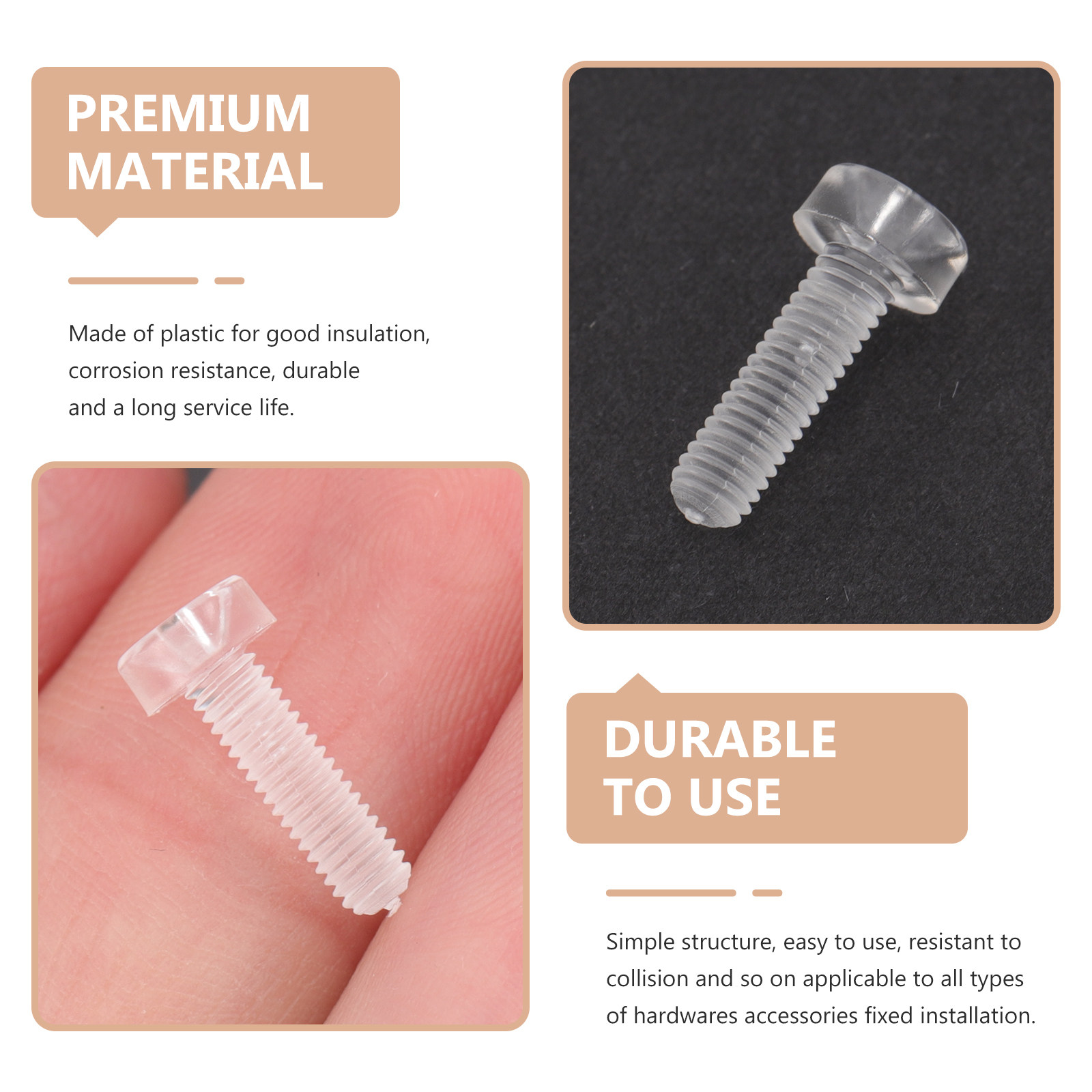 50 tornillos de plástico con c - Diy Electronics Cabinet reseña y precio